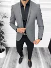 Sacou barbati slim fit gri CK023