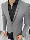 Sacou barbati slim fit gri CK023