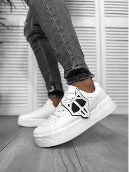 Adidasi barbati casual, albi 080 N13