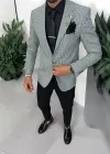 Sacou barbati slim fit verde 565