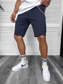 Pantaloni scurti casual, bleumain, 13180 D6-2.1