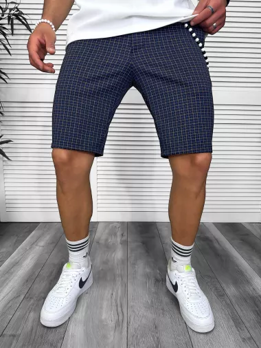 Pantaloni scurti casual, bleumain, 13180 D6-2.1