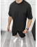 Compleu de vara, oversize, negru, triocu + pantaloni 097 D3-2.2