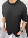 Compleu de vara, oversize, negru, triocu + pantaloni 097