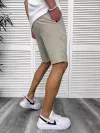 Pantaloni scurti casual bej 13058