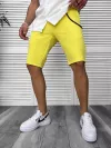 Pantaloni scurti casual galbeni 13058