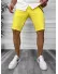 Pantaloni scurti casual galbeni 13058