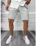 Pantaloni scurti casual gri deschis 13058