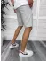 Pantaloni scurti casual gri deschis 13058