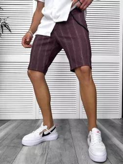 Pantaloni scurti casual, cu imprimeu 13158