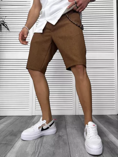 Pantaloni scurti casual, maro 13159