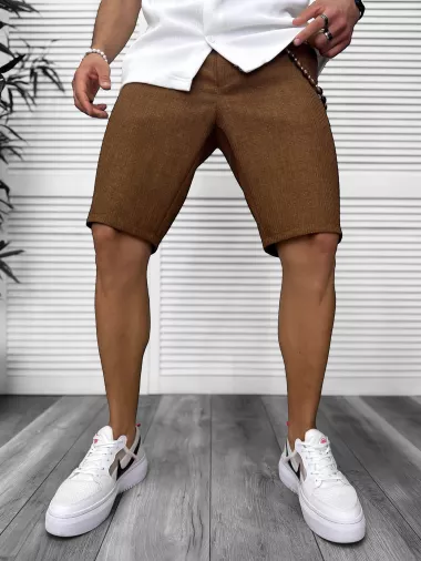 Pantaloni scurti casual, maro 13057 O3-6.3