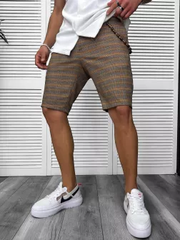 Pantaloni scurti casual, cu imprimeu, 13164 N2