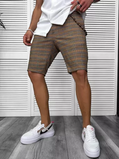 Pantaloni scurti casual, cu imprimeu, 13164