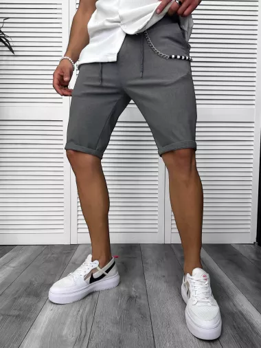 Pantaloni scurti casual, gri 13168