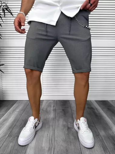 Pantaloni scurti casual, gri 13168 D4-2.4