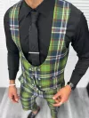 Compleu barbati Vesta + Pantaloni B4100 Lant si cravata cadou 5-2