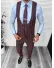 Compleu barbati Vesta + Pantaloni grena B5517 P18-3.1
