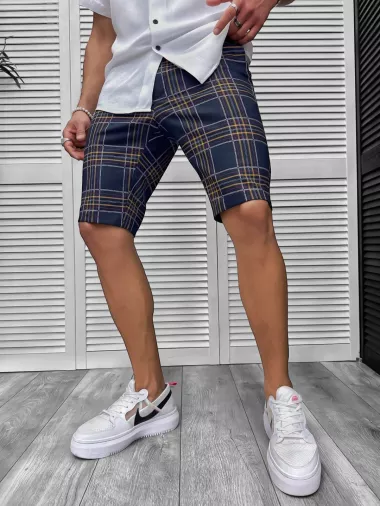 Pantaloni scurti casual, cu imprimeu, 13111
