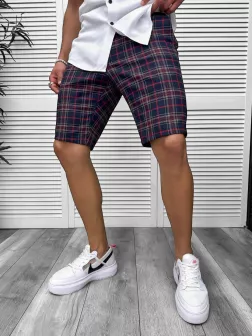 Pantaloni scurti casual, cu imprimeu, 13112