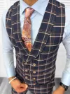 Compleu barbati Vesta + Pantaloni 13153 + Lant si cravata cadou