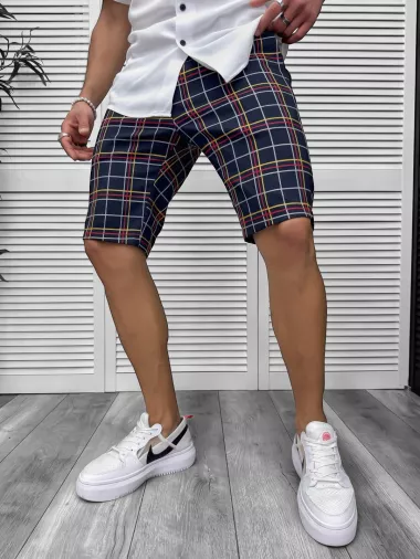 Pantaloni scurti casual, cu imprimeu, 13113