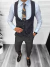 Compleu barbati Vesta + Pantaloni 13154 + Lant si cravata cadou