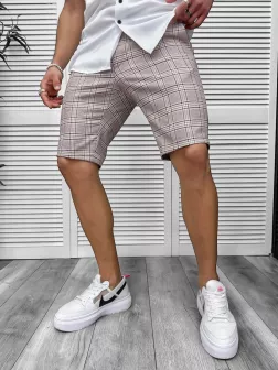 Pantaloni scurti casual, cu imprimeu, 13116 D4-3.3