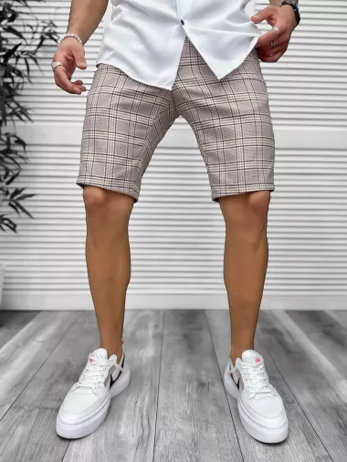 Pantaloni scurti casual, cu imprimeu, 13116 D4-3.3