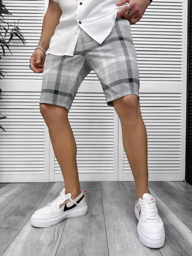 Pantaloni scurti casual, cu imprimeu, 13117