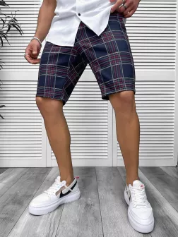 Pantaloni scurti casual, cu imprimeu, 13122 D4-3.3