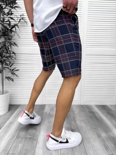 Pantaloni scurti casual, cu imprimeu, 13122 D4-3.3