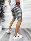 Pantaloni scurti casual, cu imprimeu, 13124