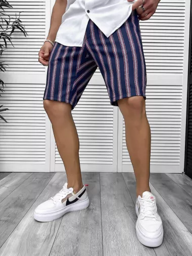 Pantaloni scurti casual, cu imprimeu, 13126