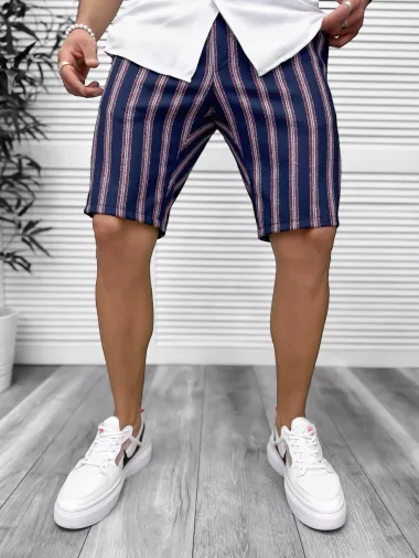 Pantaloni scurti casual, cu imprimeu, 13126 D4-3.2