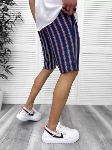 Pantaloni scurti casual, cu imprimeu, 13126 D4-3.2