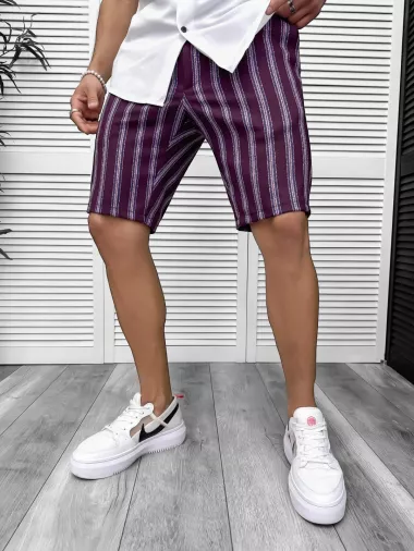 Pantaloni scurti casual, cu imprimeu, 13127