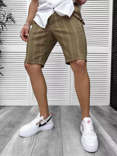 Pantaloni scurti casual, cu imprimeu, 13128