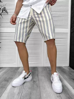 Pantaloni scurti casual, cu imprimeu, 13129 D6-2.2