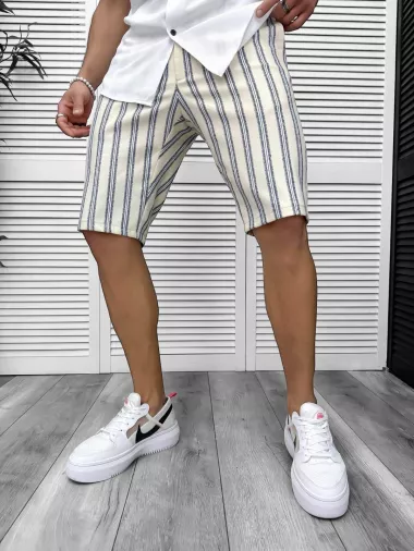 Pantaloni scurti casual, cu imprimeu, 13129