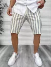 Pantaloni scurti casual, cu imprimeu, 13129