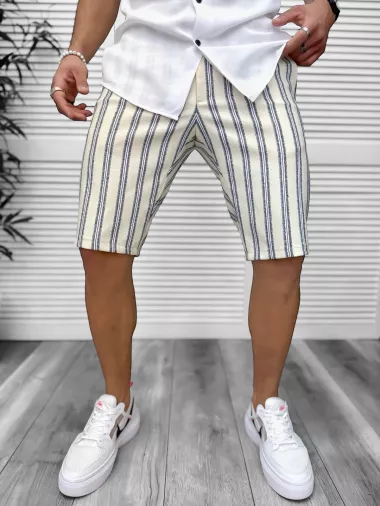 Pantaloni scurti casual, cu imprimeu, 13129 D6-2.2