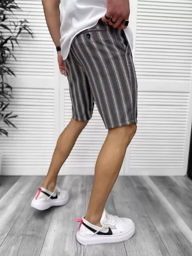 Pantaloni scurti casual, cu imprimeu, 13132