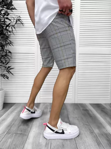 Pantaloni scurti casual, cu imprimeu, 13133 D6-2.1