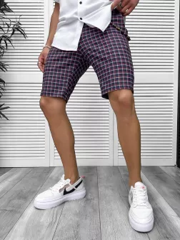 Pantaloni scurti casual, cu imprimeu, 13135