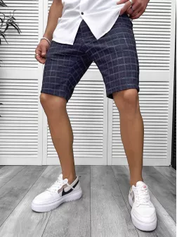 Pantaloni scurti casual, cu imprimeu, 13136