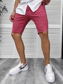 Pantaloni scurti casual, cu imprimeu, 13137