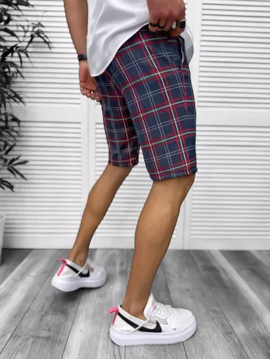 Pantaloni scurti casual, cu imprimeu, 13141 D4-3.2