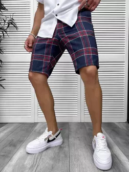 Pantaloni scurti casual, cu imprimeu, 13143 D4-3.3