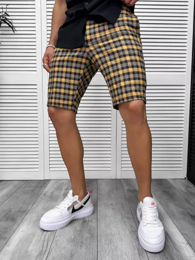 Pantaloni scurti casual, cu imprimeu, 13146